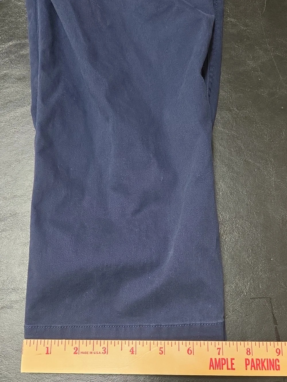 J Crew High Rise Girlfriend Chino Pants Navy Blue Size 8 Classic Stretch